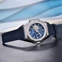 Reloj de Pulsera Mecánico de Lujo para Hombre Pagani Design YS010, Marca Original, Movimiento Automático de 50 mm, Estilo Deportivo