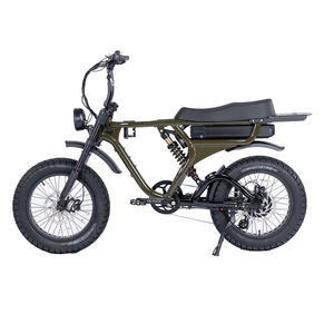 Vélo de montagne électrique Bafang durable 2025, 20 pouces, 1000W, pneus larges, suspension intégrale, vélo électrique adulte, batterie au lithium 52V pour la ville - Product Image 4