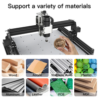 Máquina CNC de Escritorio de 500W con Husillo 4540, Totalmente Metálica, de 3 Ejes, para Grabado y Fresado de Madera, Metal, Acrílico, MDF y Nylon