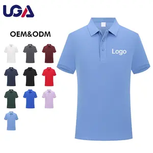 Custom Wholesale Blank Polo Shirts Custom Embroidery LogoT-Shirts Plain Golf Polo T-shirts Custom Men's Polo Shirt