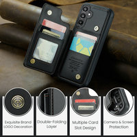 CaseMe 2025 Vente à Chaud pour Samsung A16 A15 A14 A13 A12 A11 Étui en Cuir de Luxe Portefeuille Mobile Porte-Cartes pour Samsung A16