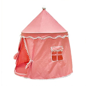 Tienda para dormir Princess Castle al por mayor, tienda pagoda para niños personalizable, tienda para casa rosa - Product Image 5