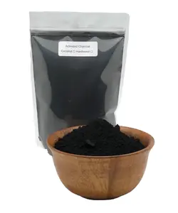 Micropolvo de carbón activado para adsorción, carbón orgánico, cáscara de coco, polvo de carbón activado