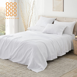 Juego de Funda Nórdica de Lino Francés 100% Certificado Oeko-Tex, Estampado Estilo Occidental, Lavado a la Piedra, Transpirable y Ecológico, Venta al por Mayor - Product Image 3