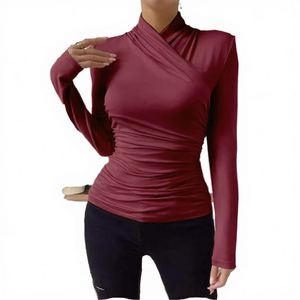 T-shirt court imprimé floqué personnalisé pour femme, t-shirt bébé en gros, coupe ajustée, col rond, color block, t-shirt court pour - Product Image 3