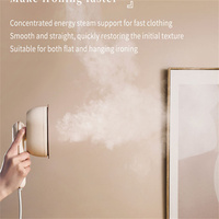 Fer à repasser vapeur portable, petit fer électrique à main avec semelles en aluminium, gadget pratique pour la maison et le dortoir