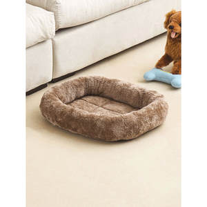 Asiento cuadrado esponjoso para mascotas, accesorio de PP extraíble para perros pequeños, medianos o grandes con patrón sólido o animal en tamaño XL - Product Image 1