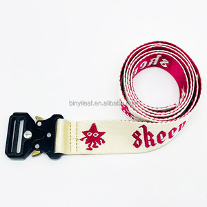 <span class=keywords><strong>Cintura</strong></span> in Tessuto Jacquard Personalizzata con Logo per Uomo, Donna, Ragazza e <span class=keywords><strong>Ragazzo</strong></span>, in Poliestere, Nylon e Tela, per Sci e Moda - Product Image 3