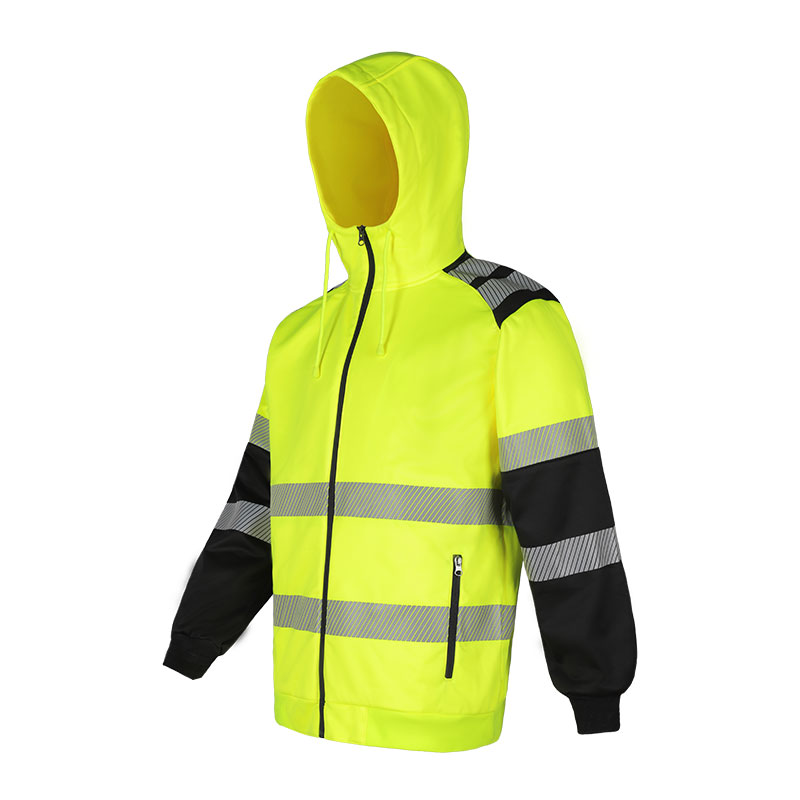 Wholesale modacrylic 12oz flame retardant workwear hi vis work mechanics welder jacket