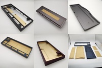 Capuchons de touches personnalisés en alliage d'aluminium usiné CNC pour clavier mécanique, design tendance, conformes ISO, pour claviers 65%