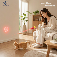 Jouet interactif pour chat avec pointeur laser, 8 motifs, design ours, baguette de stimulation pour animaux de compagnie, jeu d'intérieur, entraînement et exercice