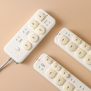 Childproof Power Strip Cover White Plastic <b>Socket</b> Protector For Home Safety - Product Image 4