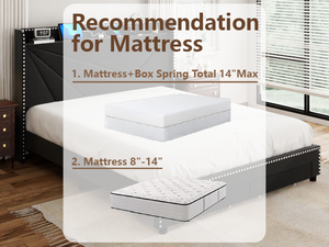 <span class=keywords><strong>Letto</strong></span> Moderno Imbottito Nero con Luci LED, Cassetti Contenitore e Mensola sulla <span class=keywords><strong>Testiera</strong></span> per Camera da <span class=keywords><strong>Letto</strong></span> - Product Image 6