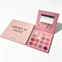 Créez votre propre logo, 24 couleurs, fard à paupières DIY personnalisé, fard à paupières pigmenté végétalien, palette de fards à paupières privée, boîte en papier cosmétique
