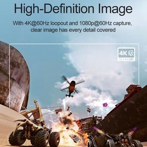 Acasis Thẻ quay video tương thích hd-mi 2 kênh 4K/60Hz Đầu vào/vòng lặp 1080p/60Hz hỗ trợ chụp trực tiếp/Trò chơi/máy ảnh - Product Image 6