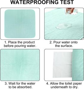 Alas Inkontinensia Premium Anti Selip Tahan Air, Alas Kasur yang Dapat Dicuci, Alas Pipis Hewan Peliharaan yang Dapat Digunakan Kembali - Product Image 2