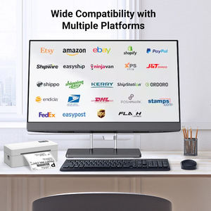 Factory 4x6 A6 Impresora térmica <span class=keywords><strong>de</strong></span> código <span class=keywords><strong>de</strong></span> barras Mini para Bluetooth Ama Zon/Ebay <span class=keywords><strong>Etiqueta</strong></span> <span class=keywords><strong>de</strong></span> envío logística y <span class=keywords><strong>etiqueta</strong></span> <span class=keywords><strong>de</strong></span> precio Blue Tooth en stock - Product Image 3