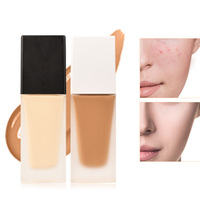 Fond de teint liquide vegan 10 couleurs, maquillage imperméable et mat, couvrance totale