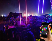 Kingshowstar Premium LED Whip Light Ambient Dream Spiral Quick Connect Antenne pour ATV UTV Véhicule tout-terrain Buggy Condition Nouveau