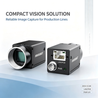 Caméra MV-CH050-60NM/NC avec interface 2.5 GigE, dotée d'un capteur CMOS Global pour une imagerie en temps réel non compressée jusqu'à 60 FPS