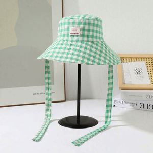 Nouveau Chapeau Bob Femme 2025 à Large Bord à Carreaux pour l'Été – Protection Solaire - Product Image 5