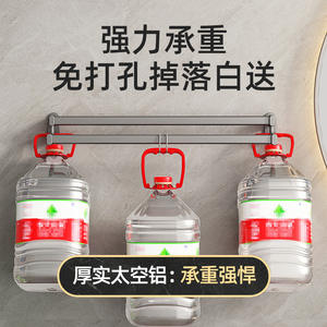 ราวแขวนผ้าขนหนูคู่สีเทากันเมทัล อลูมิเนียมสำหรับห้องน้ำ ที่แขวนผ้าขนหนูแบบหรูหรา ขนาด 3x3x9 นิ้ว - Product Image 6