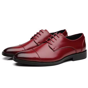 New British Casual Luxury Handcrafted Men's Oxford Leather <b>Waterproof</b> Evergreen Formal <b>Slip</b>-<b>On</b> Anti-<b>Slip</b> <b>Shoes</b> for Wedding - Product Image 6