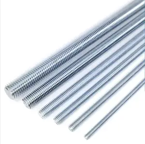 Threaded Bar Grade 4.8 Galvanized Carbon Steel Gi Stud Threaded Rod