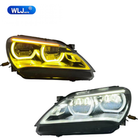 Pièce auto pour BMW Série 6 F06, phare avant style Angel Eyes, jaune et blanc, double couleur, 2011-2013, vente flash, phare avant