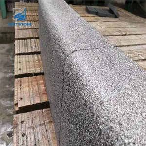 On Sale Grey Sesame Granite Flamed Surface Garden Round Edging Kerb Stone