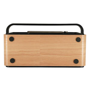 Factory Vintage Radio BT AM FM SW Multiband Receiver Wooden Plastic Build Portable Handle Speaker USB TF Card Playback - Product Image 2