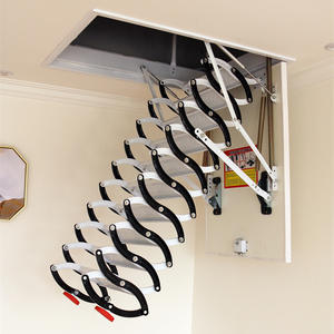 Échelle combinée industrielle en aluminium avec fonctions pliables et télescopiques, conforme à la norme EN131, plateforme de travail polyvalente - Product Image 6