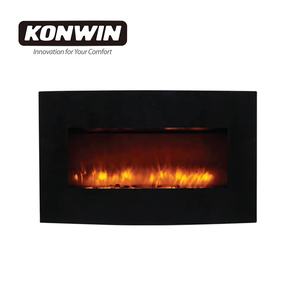 <span class=keywords><strong>Cheminée</strong></span> en verre incurvé murale ou autoportante KONWIN 38 pouces WF-38C - Product Image 2