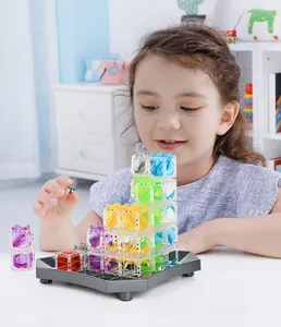 צעצוע בניית מסלול ריצה משיש צעצוע חינוכי לילדים בנים בנות 3D אריחים מגנטיים בלוקים צעצוע לילדים