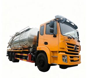 Camion d'aspiration des eaux usées Euro 3, 14 000 litres, 14 tonnes, 4x4 - Léger pour les routes internes des zones touristiques - Product Image 4