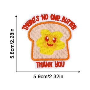 Patchs brodés personnalisables thermocollants, motifs animaux mignons et ludiques (chat, champignon, poussin) pour la décoration de sacs - Product Image 5