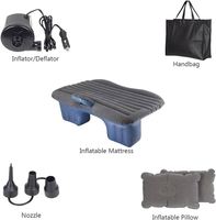 Vente en gros d'usine de lit de voiture gonflable matelas pneumatique siège arrière lit de voyage portable matelas gonflable de camping pour tente de voiture SUV