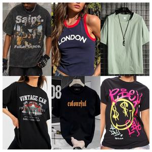 Großhandel Hochwertige Herren-und Damen bekleidung Weiße Blusen Bedruckte Modal hemden Bedruckte Hemden Weiße Hemden Mix and Match. - Product Image 3