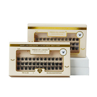 Cils individuels en grappes, cils en grappes D Curl, kit d'extensions de cils DIY