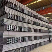 Poutres en acier structurel en H et en I, norme ASTM Q235B, laminées à chaud avec services de découpe, soudage et pliage