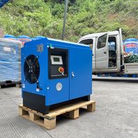 AIRSTONE 3.7Kw 4.5Kw 5.5Kw 7.5Kw Compresseur d'air à vis monophasé industriel rotatif 220V 380V