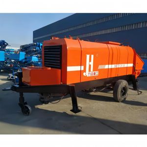 Equipo de Vertido de Concreto JIUHE de China, Bomba de Concreto Pequeña, Portátil y Remolcable, Bomba de Cemento Diésel, Bomba de Concreto con Remolque en Venta - Product Image 6