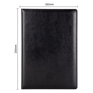 Deli Notebook 80 Sheets 25K16K Leather Cover Business Office Use - Product Image 4