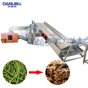 Chaîne de traitement et de séchage de haricots verts avec sécheuse à bande en maille et garantie de satisfaction - Product Image 1