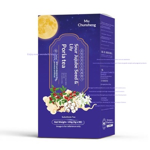 Té de Semillas de Azufaifo, Bulbo de Lirio y Poria para un Sueño Reparador; Set de Infusión Nocturna; 150g (30x5g) de Fábrica - Product Image 5