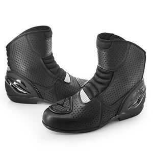 Bottes de moto personnalisées Soldes de sécurité en cuir véritable imperméable Motos d'aventure Bottes de moto imperméables - Product Image 6