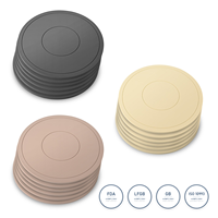 Sous-plat rond en silicone ODM, résistant à la chaleur, antidérapant, épaisseur 6,5 mm, protection pour comptoir de cuisine