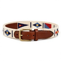 Ceinture en cuir personnalisée brodée à la main pour homme – Design original et durable – Idéal pour la Saint-Valentin
