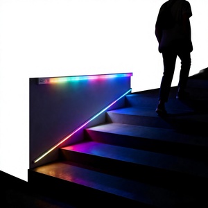 Rgb Ambient Magnetic <b>Light</b> <b>Led</b> Strip Touch Control Colorful Party Fill <b>Light</b> For Wardrobe Home Decor - Product Image 3