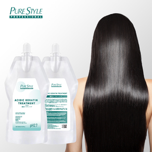 PureStyle 500ml technologie japonaise acide brésilien kératine traitement réparation revitalisant prêt Stock pour semi-permanent